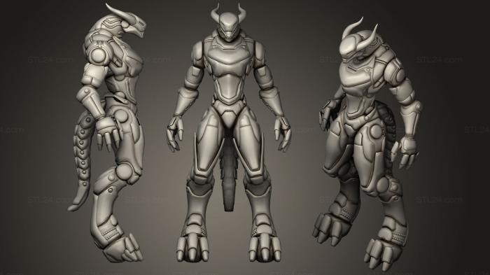 Figurines heroes, monsters and demons (STALKER, STKM_1231) 3D models for cnc